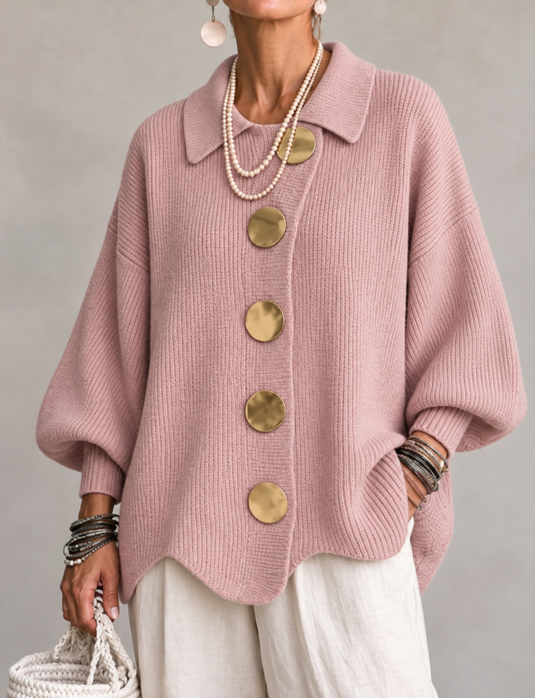 Ardelle™ | Cardigan Oversize à Col