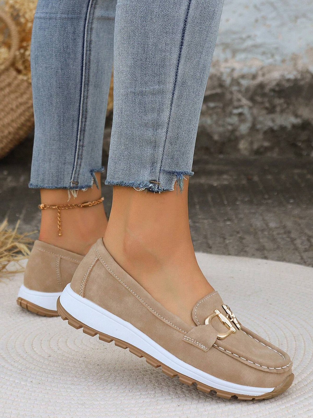 Daniela | Mocassins à plateforme et boucle