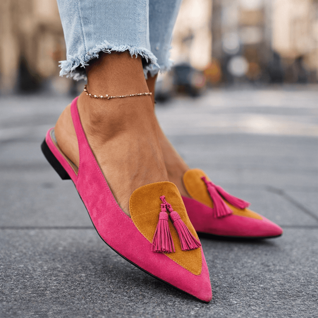 Elena | Sandales à brides et franges