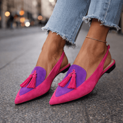 Elena | Sandales à brides et franges