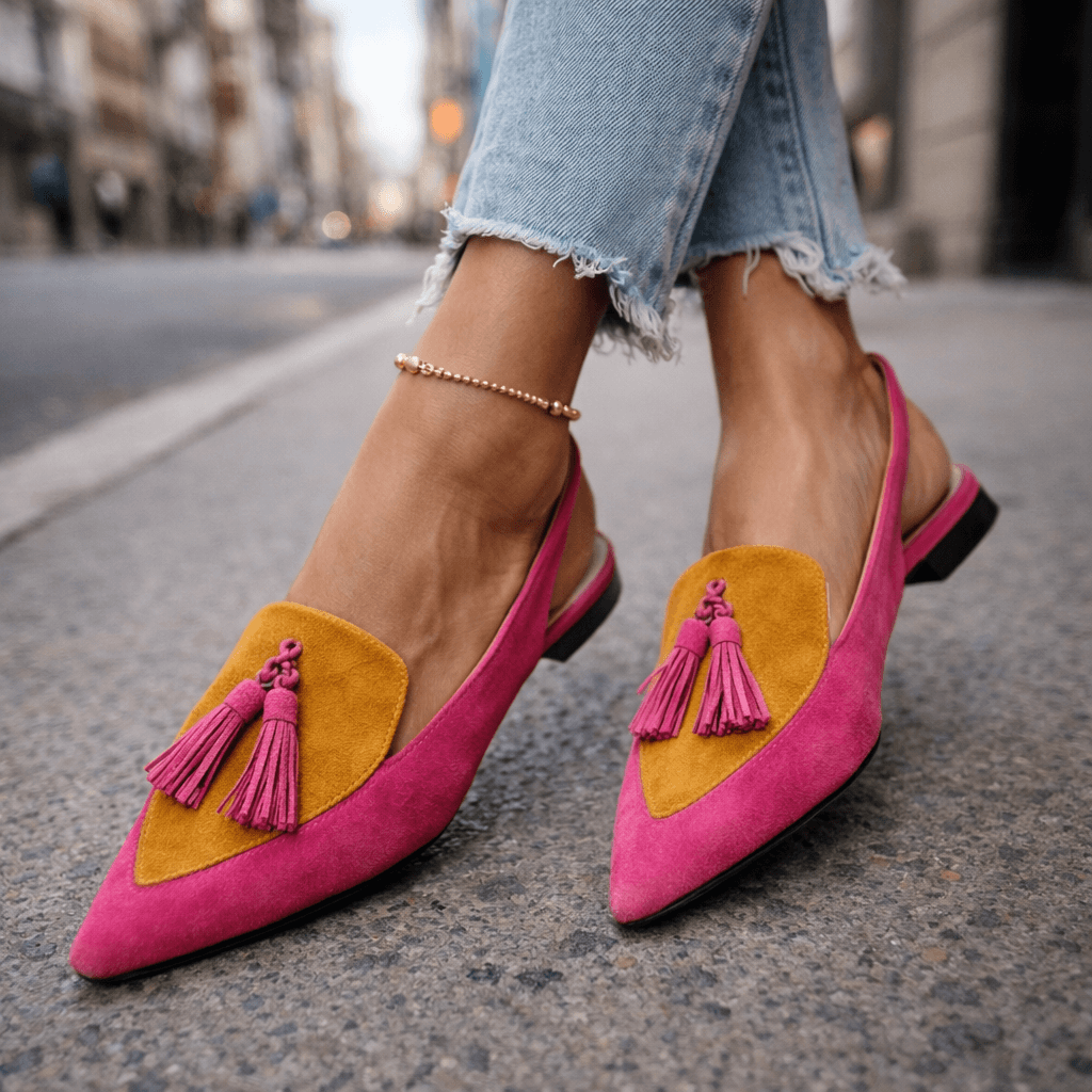Elena | Sandales à brides et franges