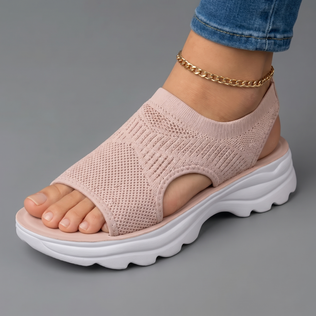 Brenna | Sandales rembourrées sans lacets