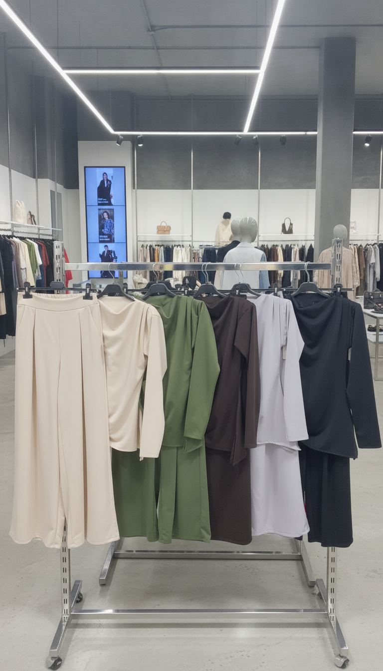 Ensemble Cocoa : Haut à Manches Longues et Pantalon Palazzo
