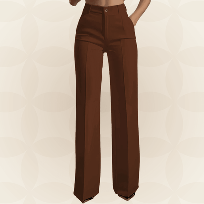 Karin | Pantalon élégant à jambe large - Maison Lunelle