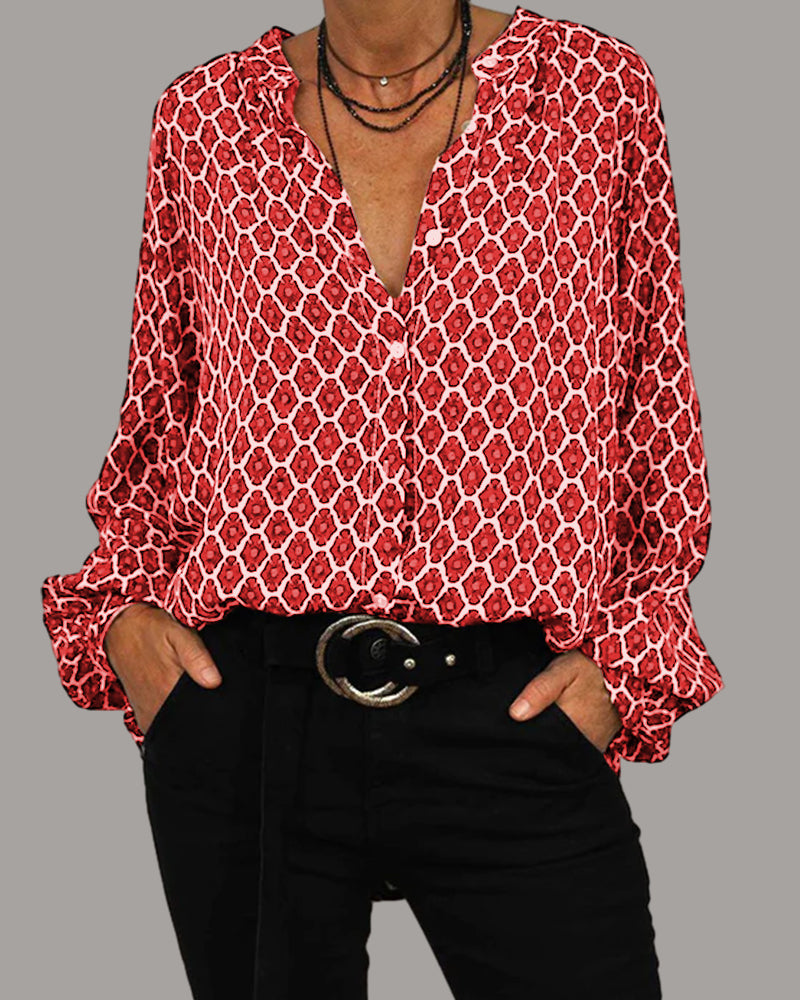 Ana | Blouse décontractée col V