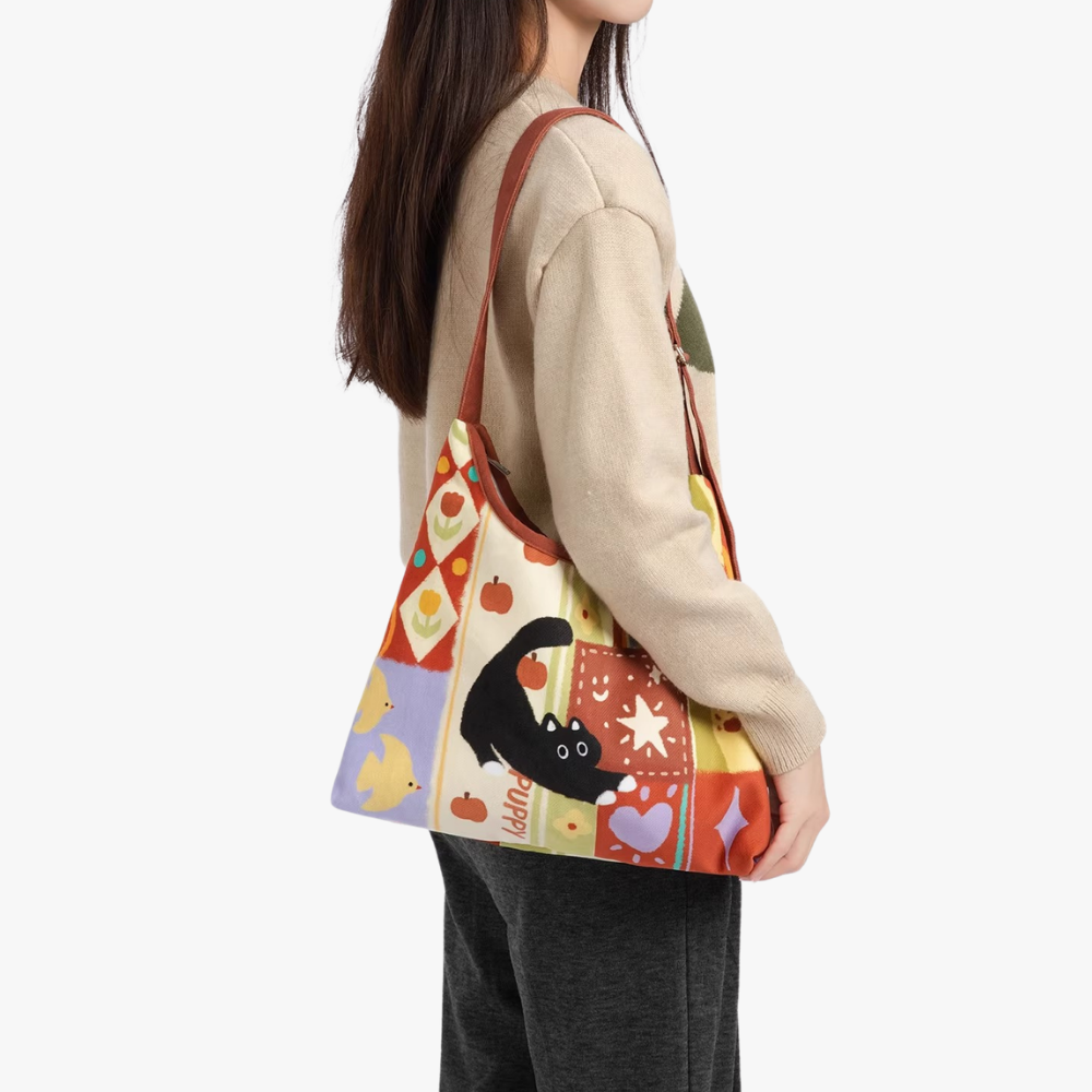 Sac bandoulière Mirano Cat Art