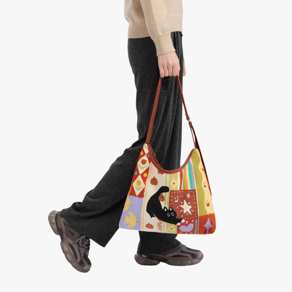 Sac bandoulière Mirano Cat Art