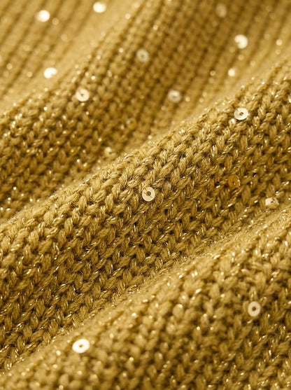 Karina | Cardigan oversize à col et boutons dorés