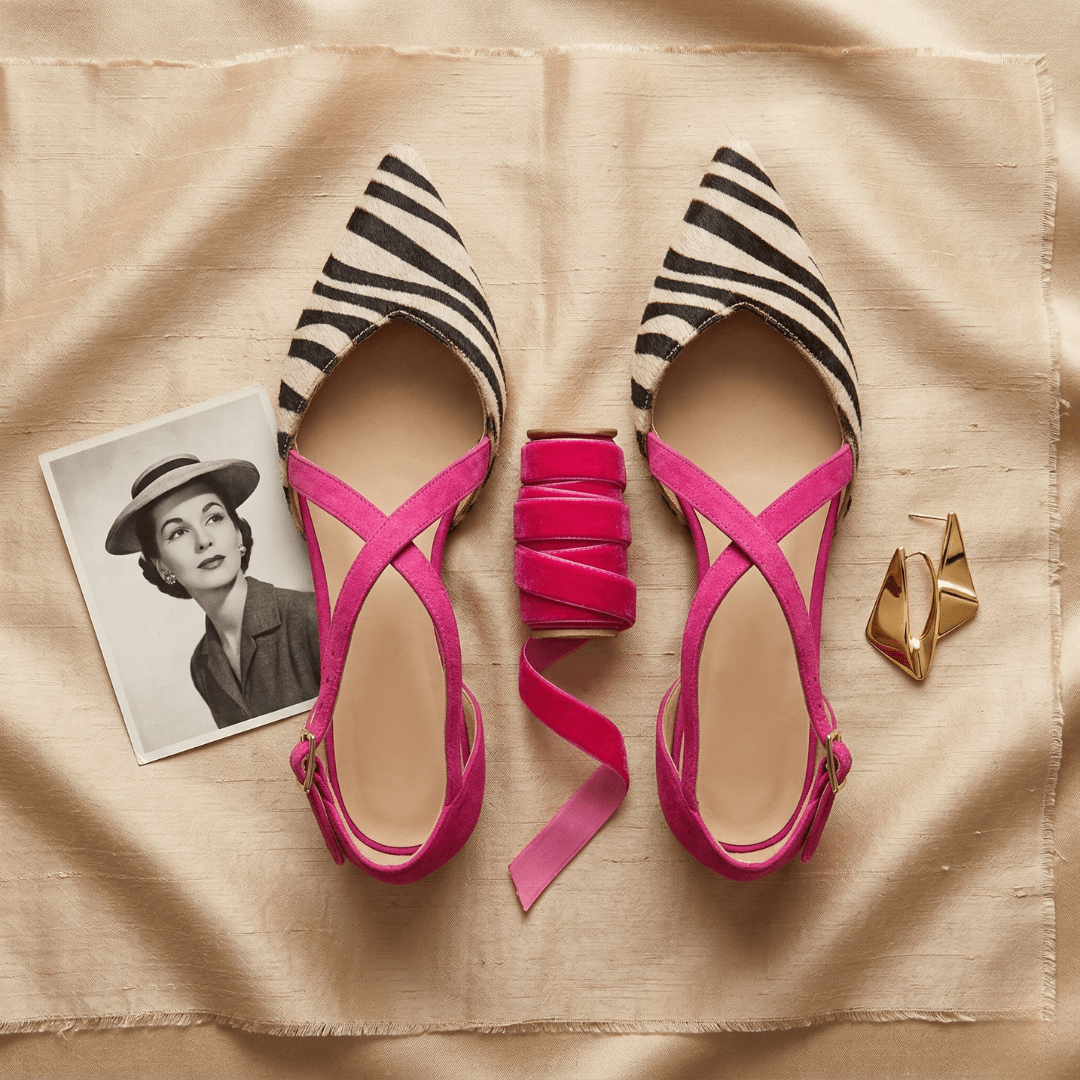 Ornella | Ballerines à brides - Maison Lunelle