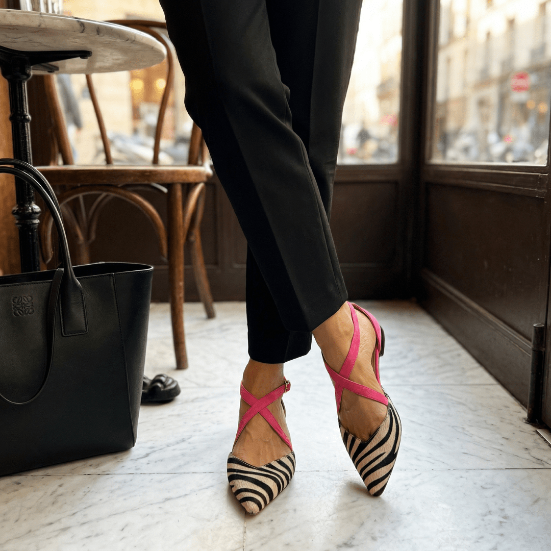 Ornella | Ballerines à brides - Maison Lunelle