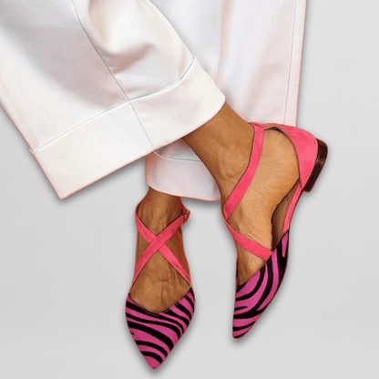 Ornella | Ballerines à brides - Maison Lunelle